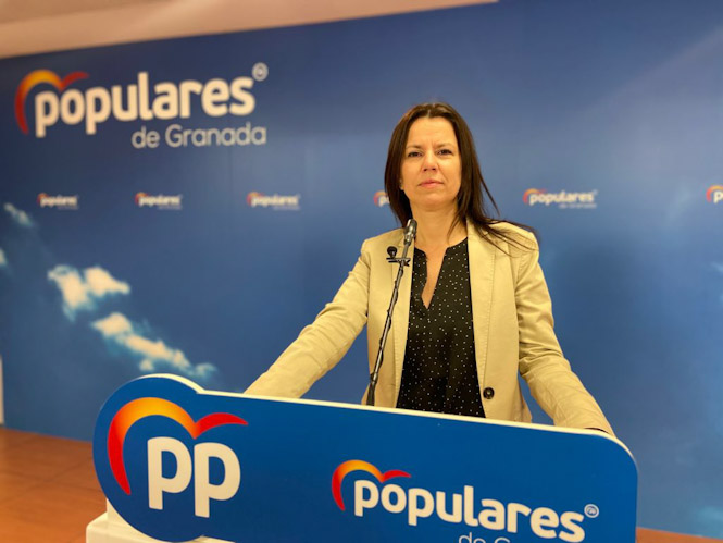 La parlamentaria andaluza del PP, Vanessa García (PP) 