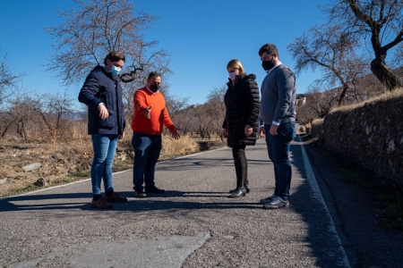 Imagen de la visita a la carretera de acceso a Ferreira (PP) Imagen de la visita a la carretera de acceso a Ferreira (PP)