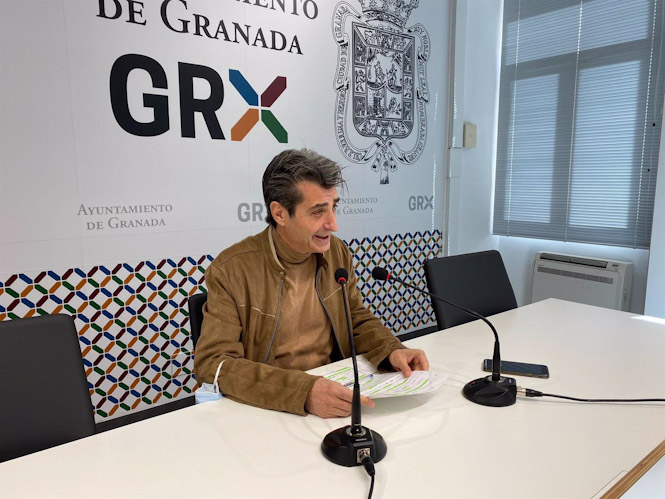 El portavoz de Unidas Podemos e Independientes en el Ayuntamiento de Granada, Antonio Cambril (UP)