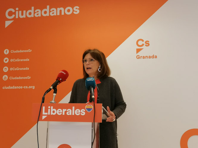 La parlamentaria andaluza de CS, Mar Sánchez (CIUDADANOS)