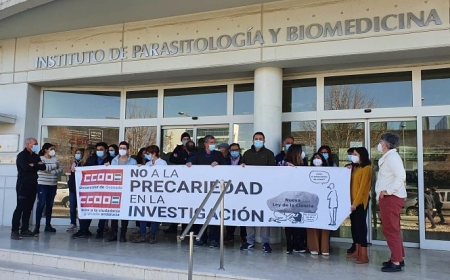 Imagen de la concentración (CCOO)