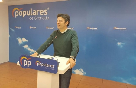 El secretario general del PP de Granada, Jorge Saavedra (PP)