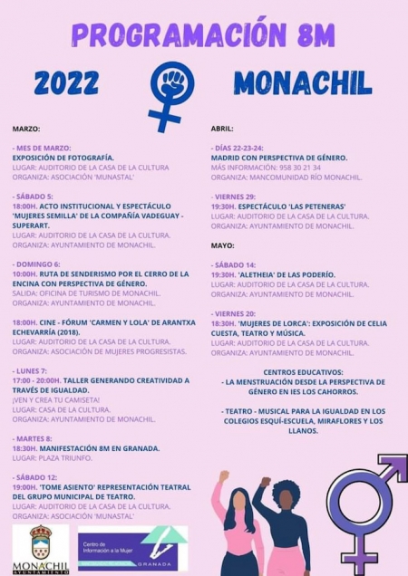 Programación del 8M (AYTO MONACHIL)