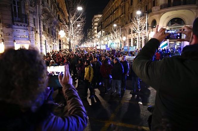 Manifestación feminista en Granada, en imagen de archivo (EUROPA PRESS) 