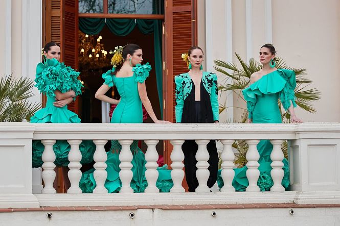 Imagen del desfile de Antonio Gutiérrez (PASARELA FLAMENCA)
