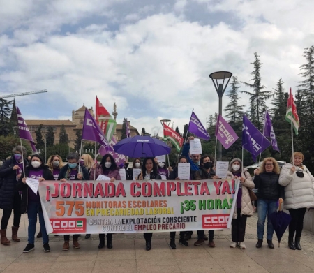 Imagen de la concentración (CCOO)