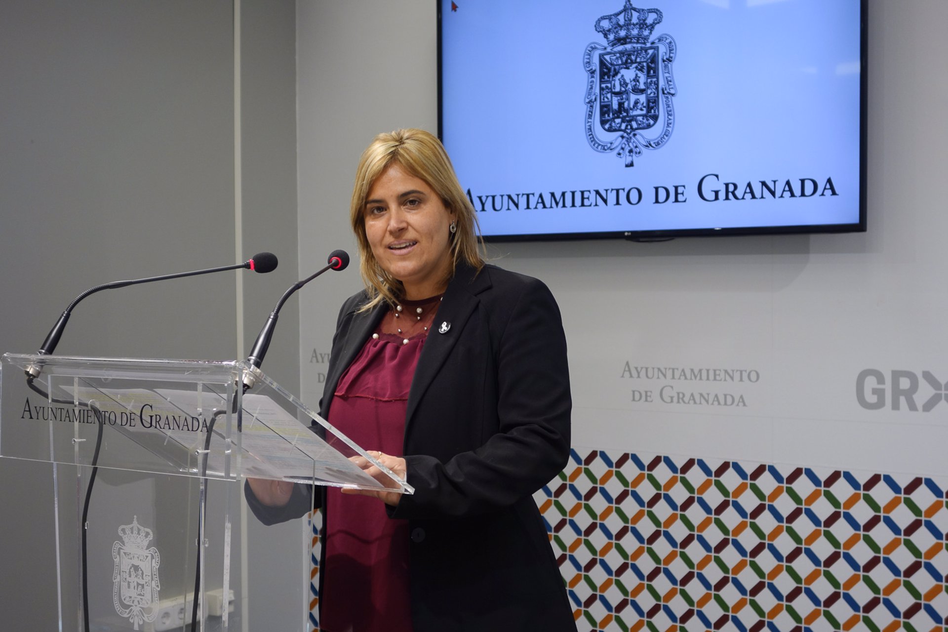 La concejal de Derechos Sociales de Granada, Nuria Gutiérrez, en imagen de archivo (AYUNTAMIENTO) 