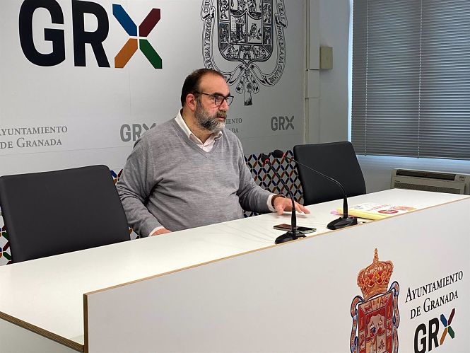 El edil de Unidas Podemos por Granada Francisco Puentedura (UP) 