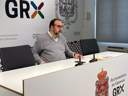 El edil de Unidas Podemos por Granada Francisco Puentedura (UP) 