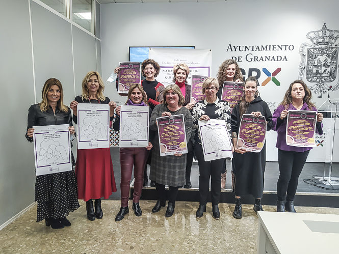 Presentación del certamen Granada 100% mujeres (JAVIER ALGARRA L/ AYUNTAMIENTO) 