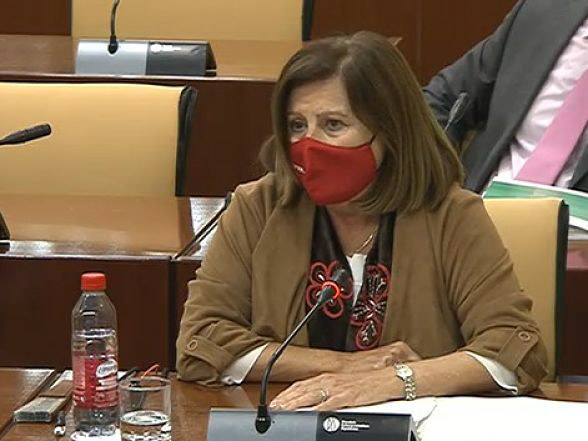   La parlamentaria andaluza del PSOE, María José Sánchez Rubio (PSOE)