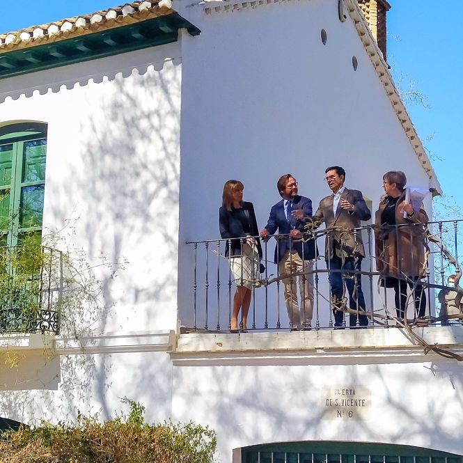 Díaz, Granados, Cuenca y De Leyva, en la Huerta de San Vicente (AYUNTAMIENTO) 