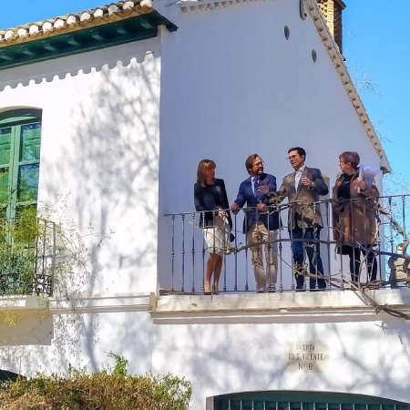 Díaz, Granados, Cuenca y De Leyva, en la Huerta de San Vicente (AYUNTAMIENTO) 