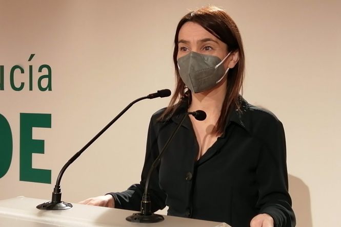 La vicesecretaria general del PSOE de Granada, Olga Manzano (PSOE) 