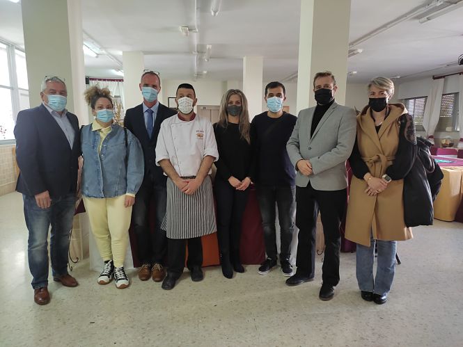 Reunión con los alumnos de la Escuela de Hosteleria (CIUDADANOS)