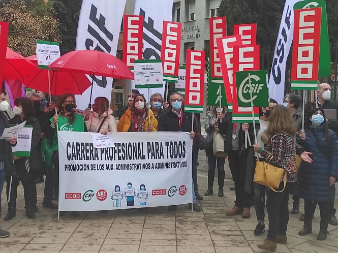 Imagen de la concentración (CCOO)
