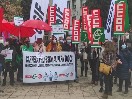 Imagen de la concentración (CCOO)