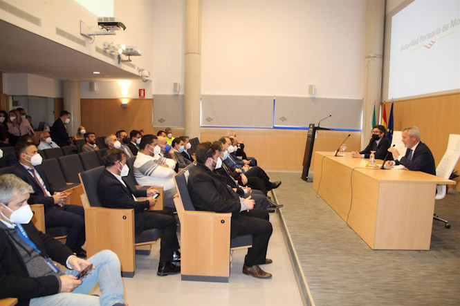 Visita del presidente de Puertos del Estado, Álvaro Rodríguez Dapena, a Motril (PUERTO)