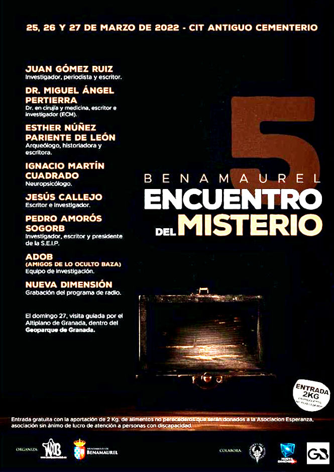 Cartel del 5º encuentro del misterio