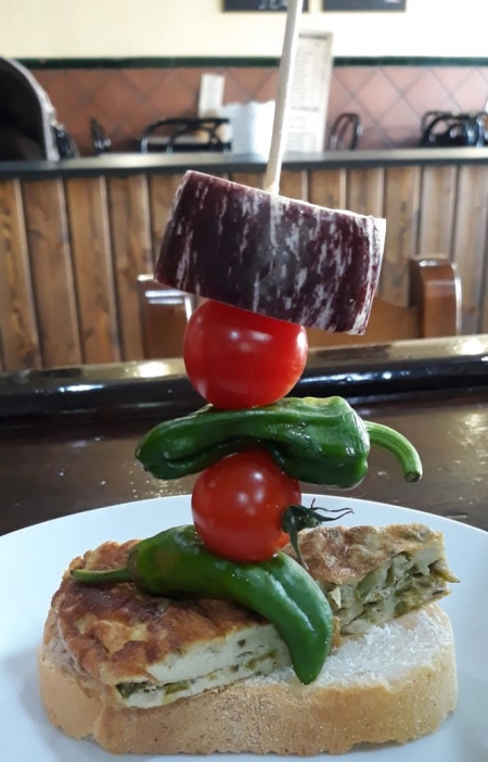 Imagen de una tapa saludable (AYTO. CÚLALR VEGA)