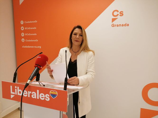 La parlamentaria andaluza de Cs, Concha Insua (CIUDADANOS)