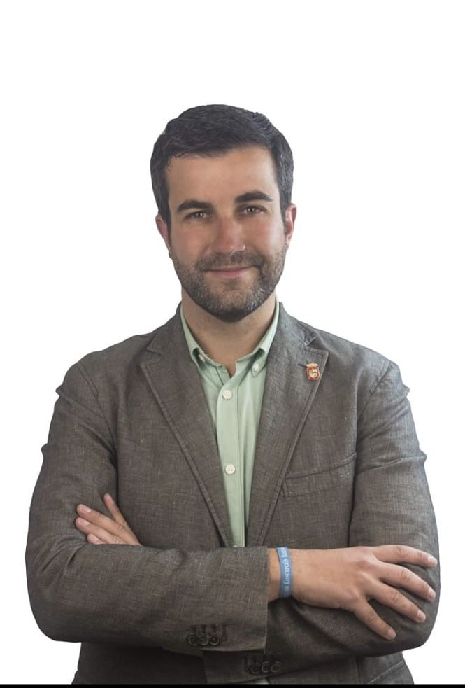 El protavoz del PSOE en el Ayuntamiento de Alhendín, Jesús Cantal (PSOE)