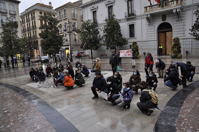 Imagen de la concentración (FRIDAYS FOR FUTURE) 