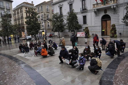 Imagen de la concentración (FRIDAYS FOR FUTURE) 