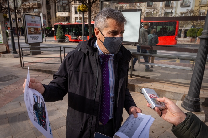 El portavoz del PP en el Ayuntamiento de Granada, César Díaz (PP)
