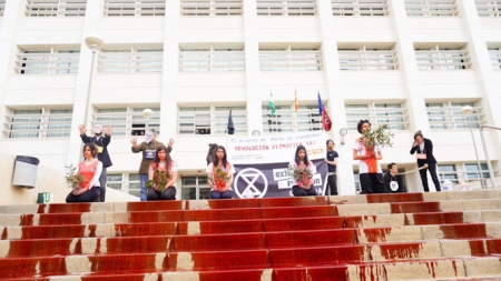 Imagen de la performance (REBELLION CIENTÍFICA) 