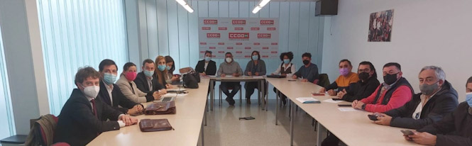 Firma del convenio de limpieza de edificios y locales no sanitarios (CCOO) 