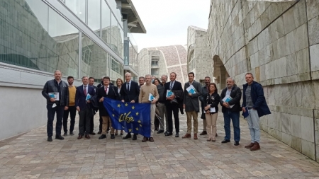 Imagen de la visita a Galicia (LIFE MADERA)