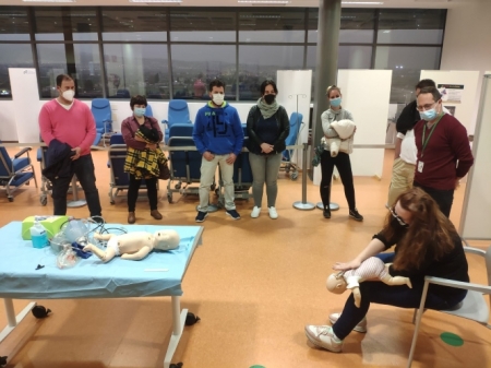 Participantes en el Curso RCP (JUNTA)