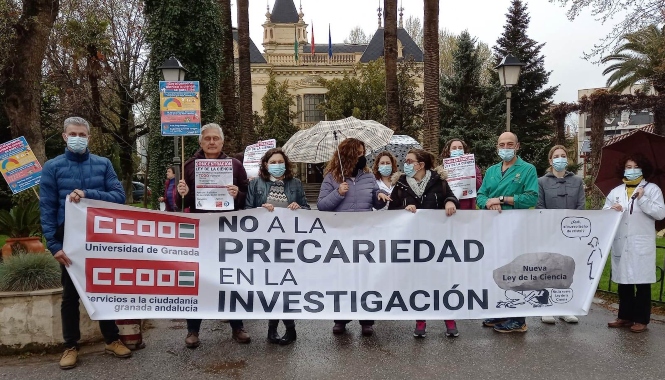 Imagen de la concentración (CCOO)