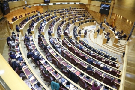 Sesión plenaria en el senado (PSOE) Sesión plenaria en el senado (PSOE)