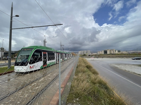 Metro de Granada a su paso por término de Armilla (AYUNTAMIENTO)