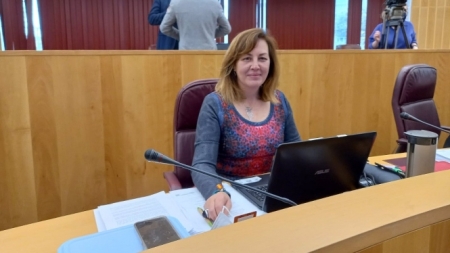 La portavoz de VOX en la Diputación de Granada, Cristina Jiménez (VOX)