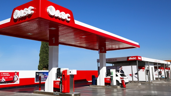 Imagen de una gasolinera (ASC) 