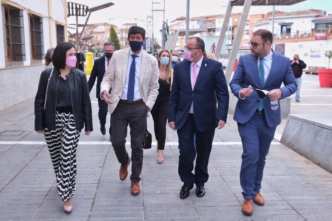 Visita de Juan Marín a Armilla, en imagen de archivo (CS)