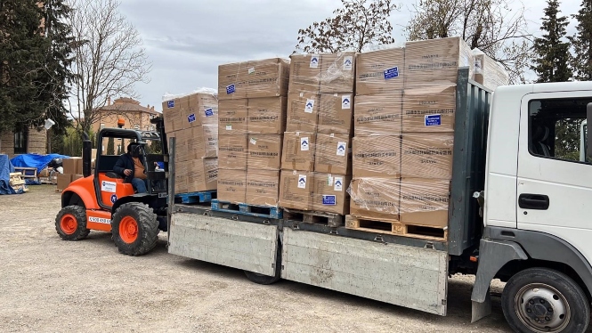 Material solidario para Ucrania (HERMANDAD DE LA AURORA) 