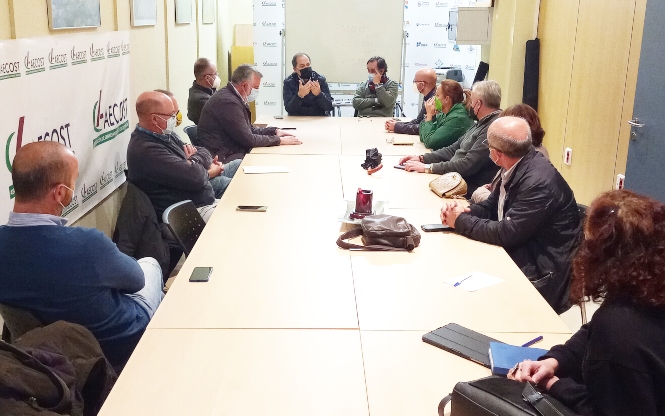 Reunión de la plataforma por las infraestructuras (AECOST)