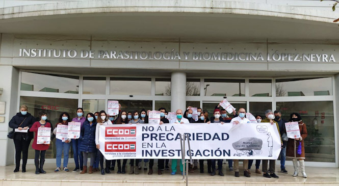 Imagen de la concentración (CCOO)