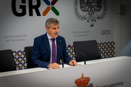 El portavoz del PP en el Ayuntamiento de Granada, César Díaz (PP)