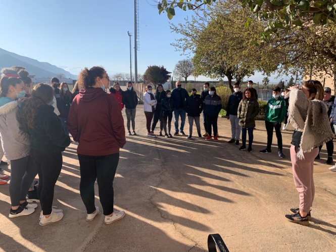 Escolares participantes en el taller (AYTO. PINOS PUENTE)