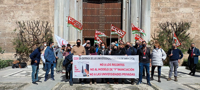 Imagen de la manifestación (CCOO)