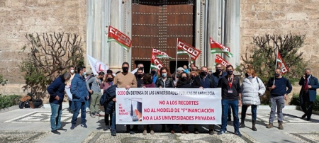 Imagen de la manifestación (CCOO)