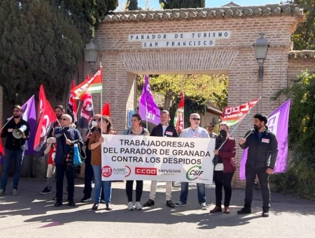 Imagen de la concentración (CCOO)