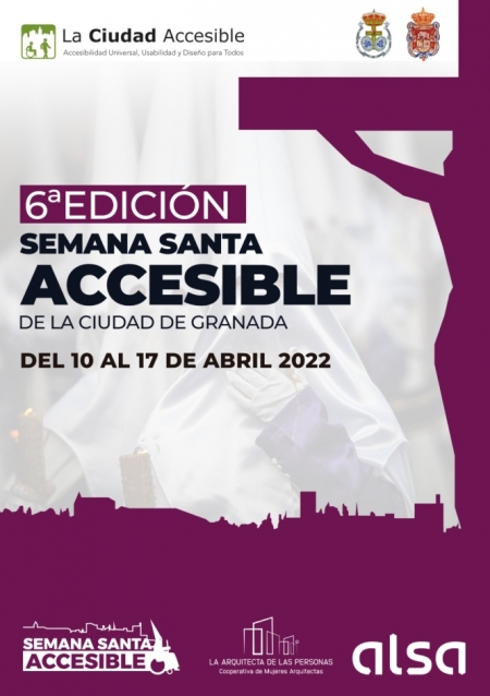 Cartel oficial de la Semana Santa Accesible (LA CIUDAD ACCESIBLE) 