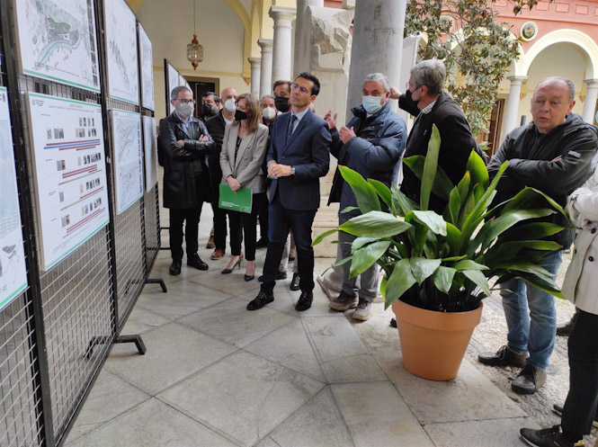 Presentación de la exposición pública del proyecto de reforma del Paseo de Romayla (EUROPA PRESS)