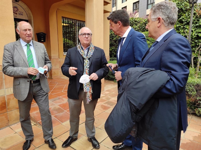 Antonio García, Gregorio García, Juan Marín y Manuel Muñoz (EUROPA PRESS) 